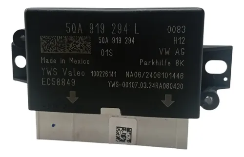 Módulo Estacionamento Volkswagen Polo Gts 1.4 T 2024 Preto