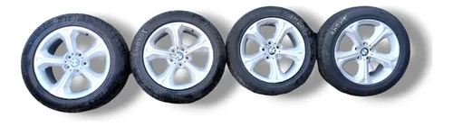 Jogo Roda Pneu Bmw X1 2012  Prata