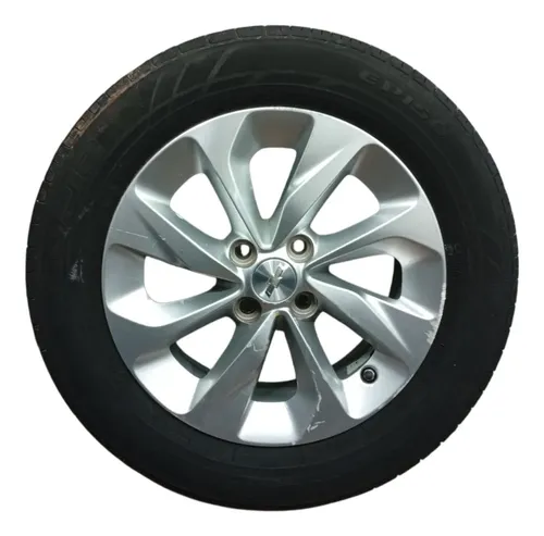 Roda Riscada Pneu Bom Gm Onix 1.0 Aut 2020 185 65 R15 Cinza