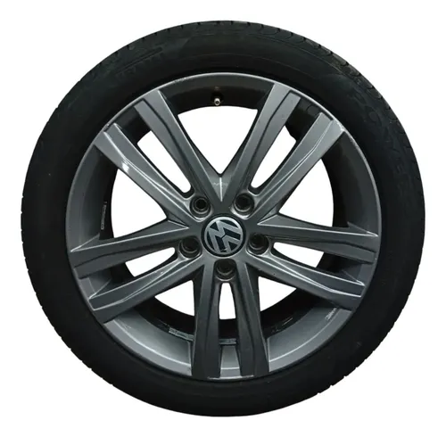 Roda Pneu Meia Vida 225 45 17 Vw Jetta Hl 2.0 211cv 2016 Cinza