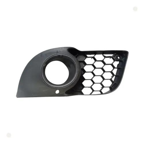 Moldura Farol Milha Direita Mitsubishi Lancer Ralliart 2012  Preto Direito